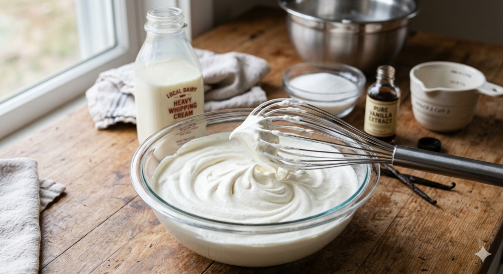 buttercream vs. whipped cream frosting