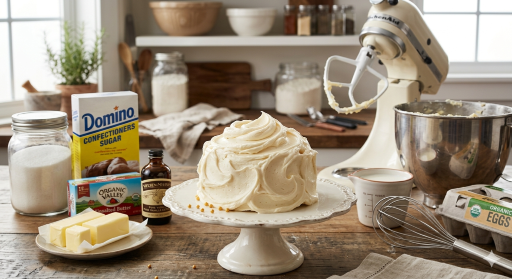 buttercream vs. whipped cream frosting