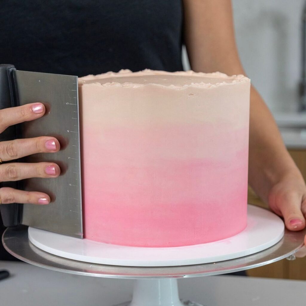how to frost a cake